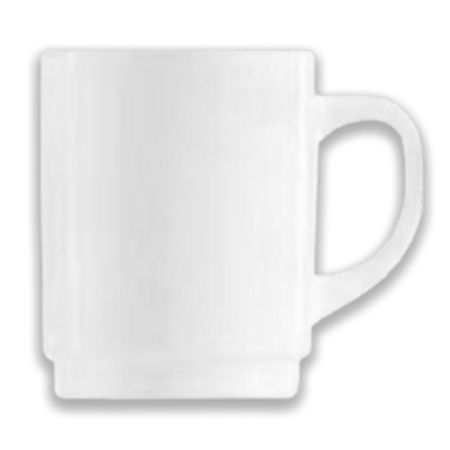 Hrnek porcelánový 280ml bílý stohovatelný