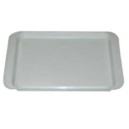 Tácek plastový, rozměry: 21 x 14 cm, bílá barva KZ